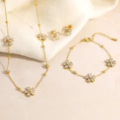 Girls Best Friend Flower Necklace