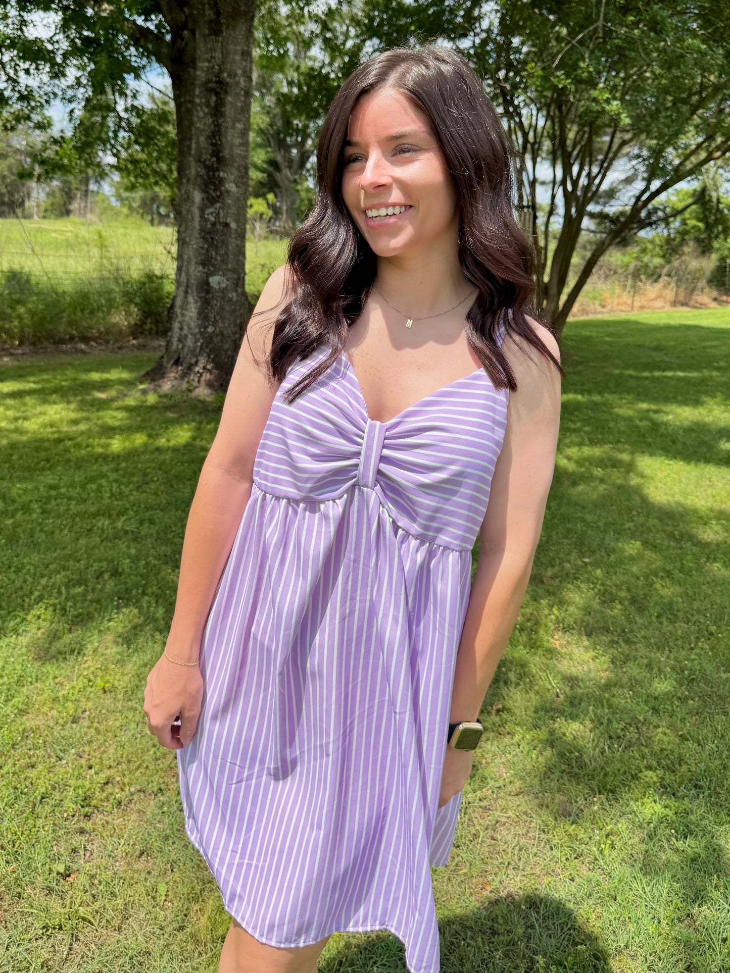 Spring Fling Baby Doll Dress - Lavender