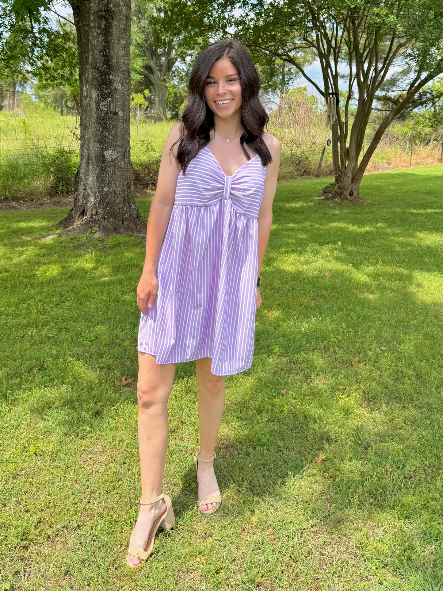 Spring Fling Baby Doll Dress - Lavender