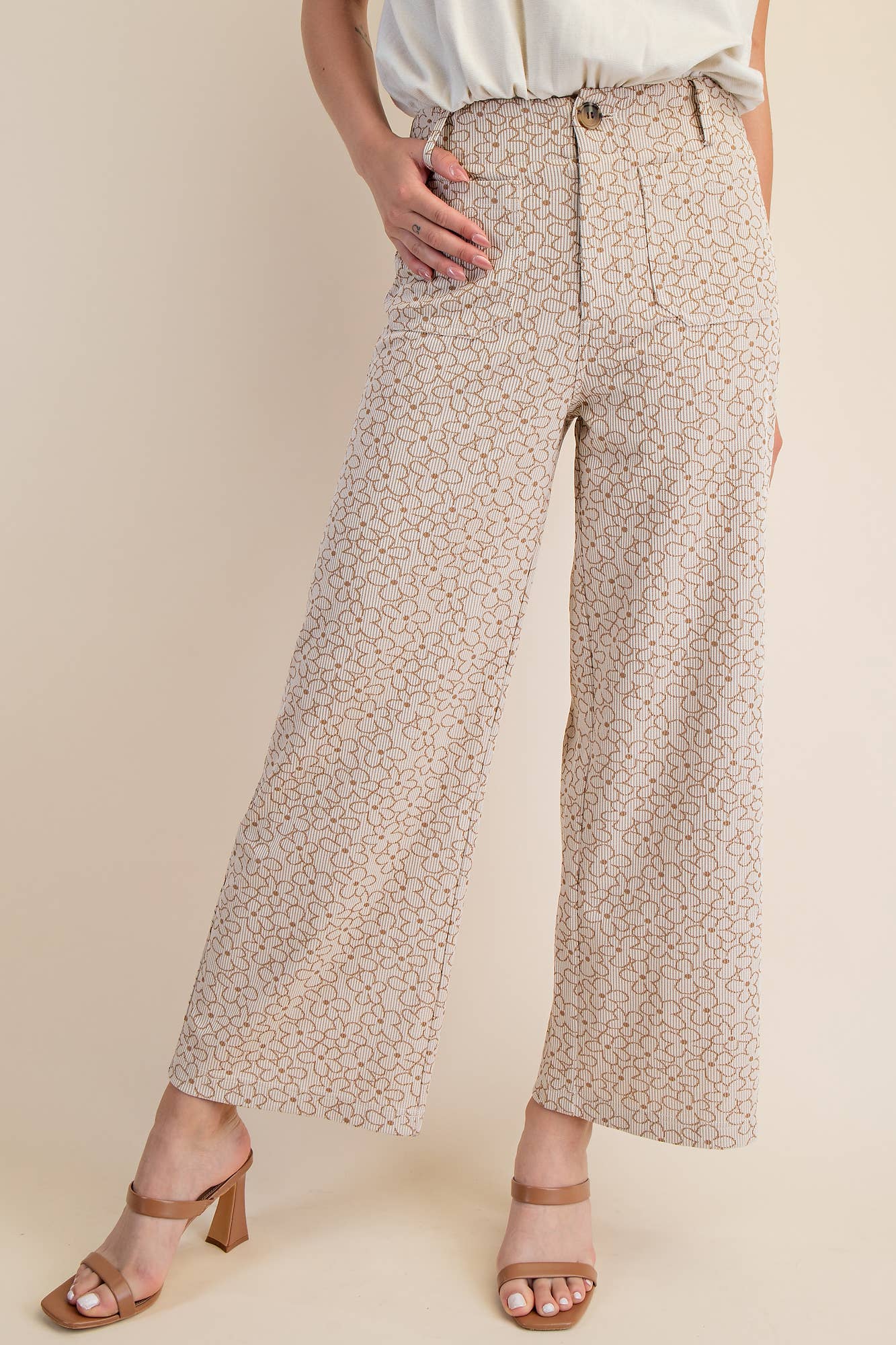 Colette Cropped Wide-Leg Pants