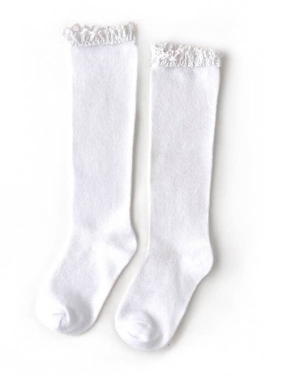 Little Stocking Co. - Lace Top Knee High Socks