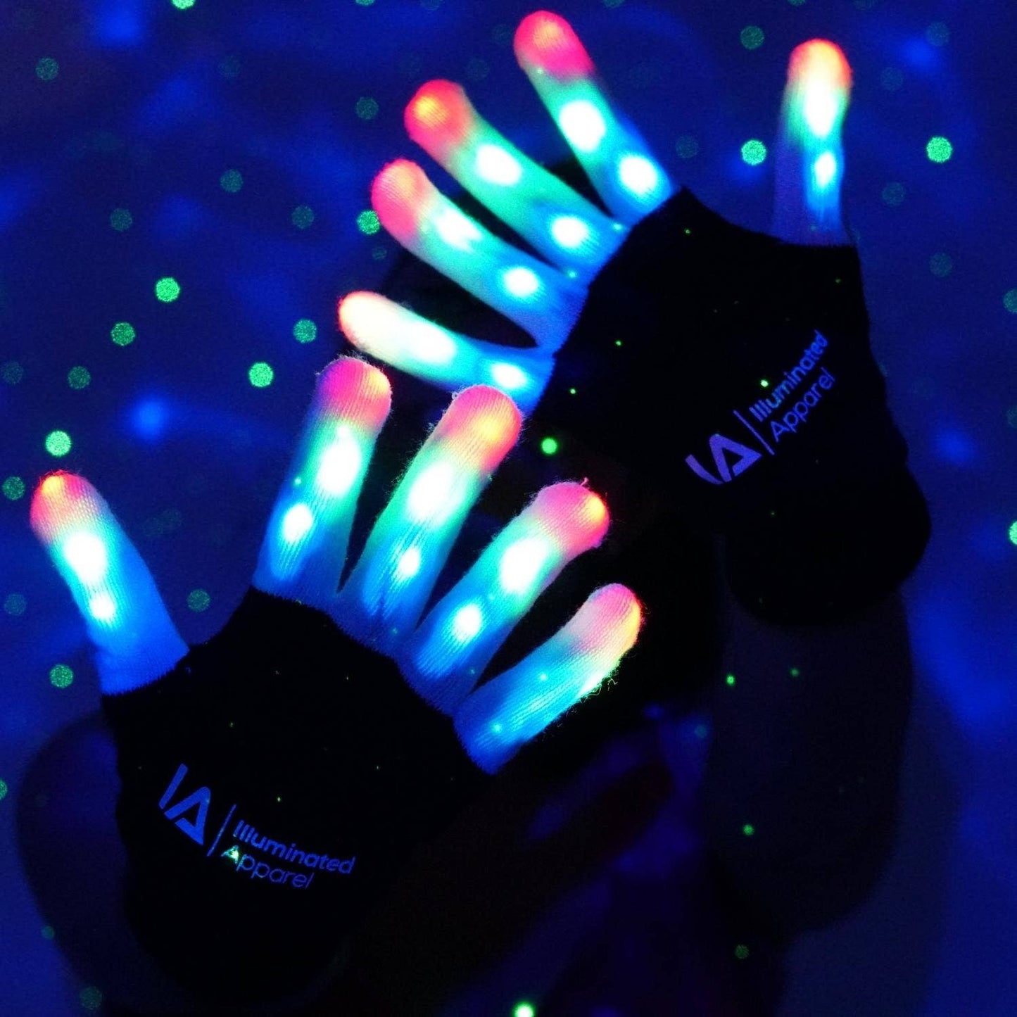 Illuminated Apparel - Kids LED Light Up Gloves: 4-7 Years Old