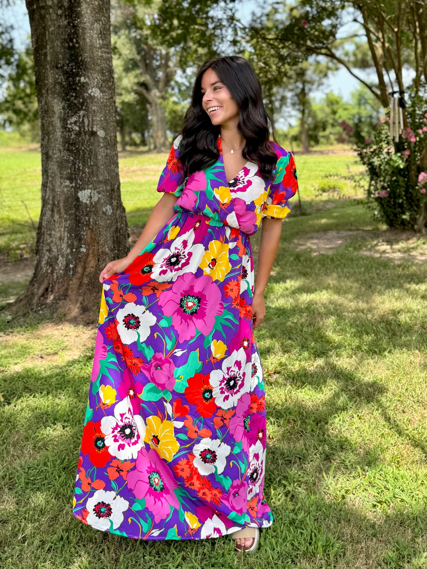 Show Stopper Maxi Floral Dress