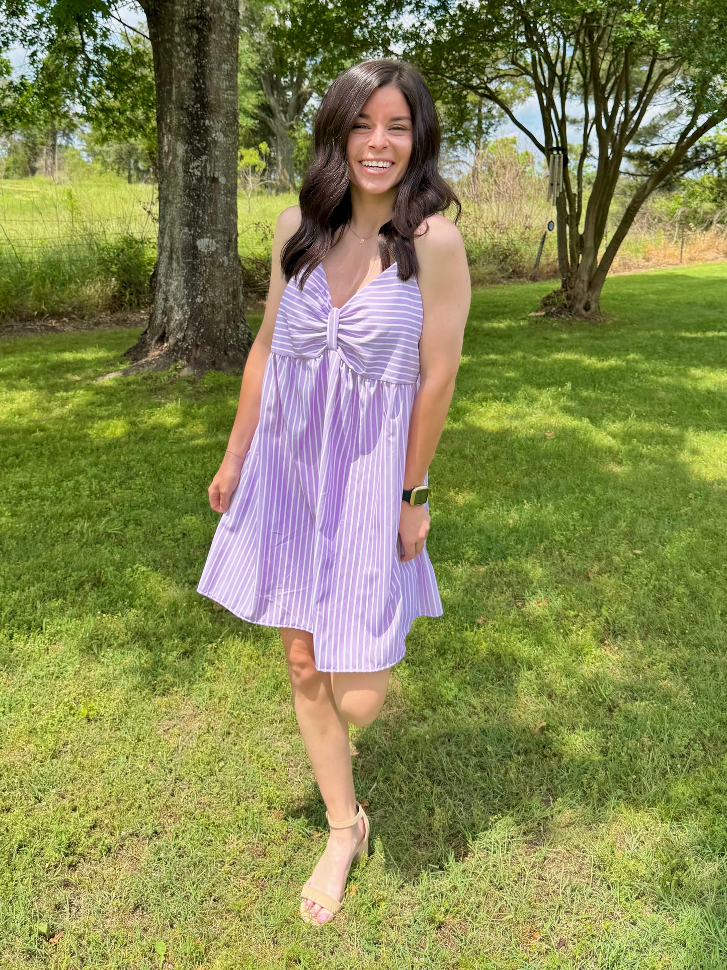 Spring Fling Baby Doll Dress - Lavender