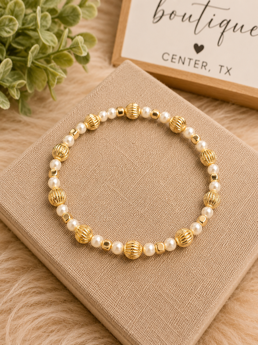 Addison Small Pearl Beaded bracelet