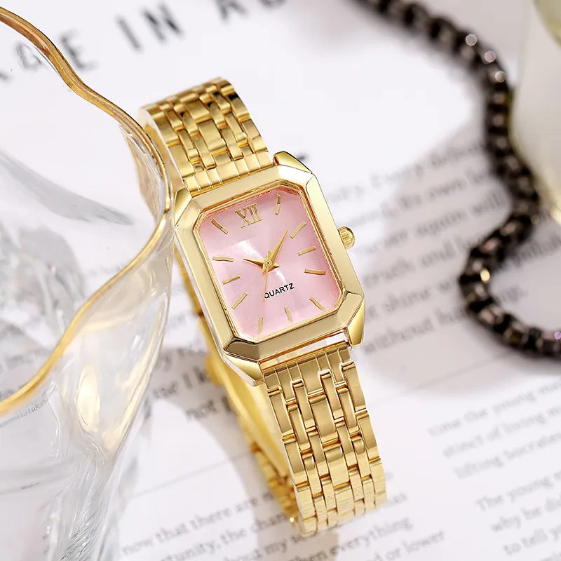 Elegant Time Gold Watch