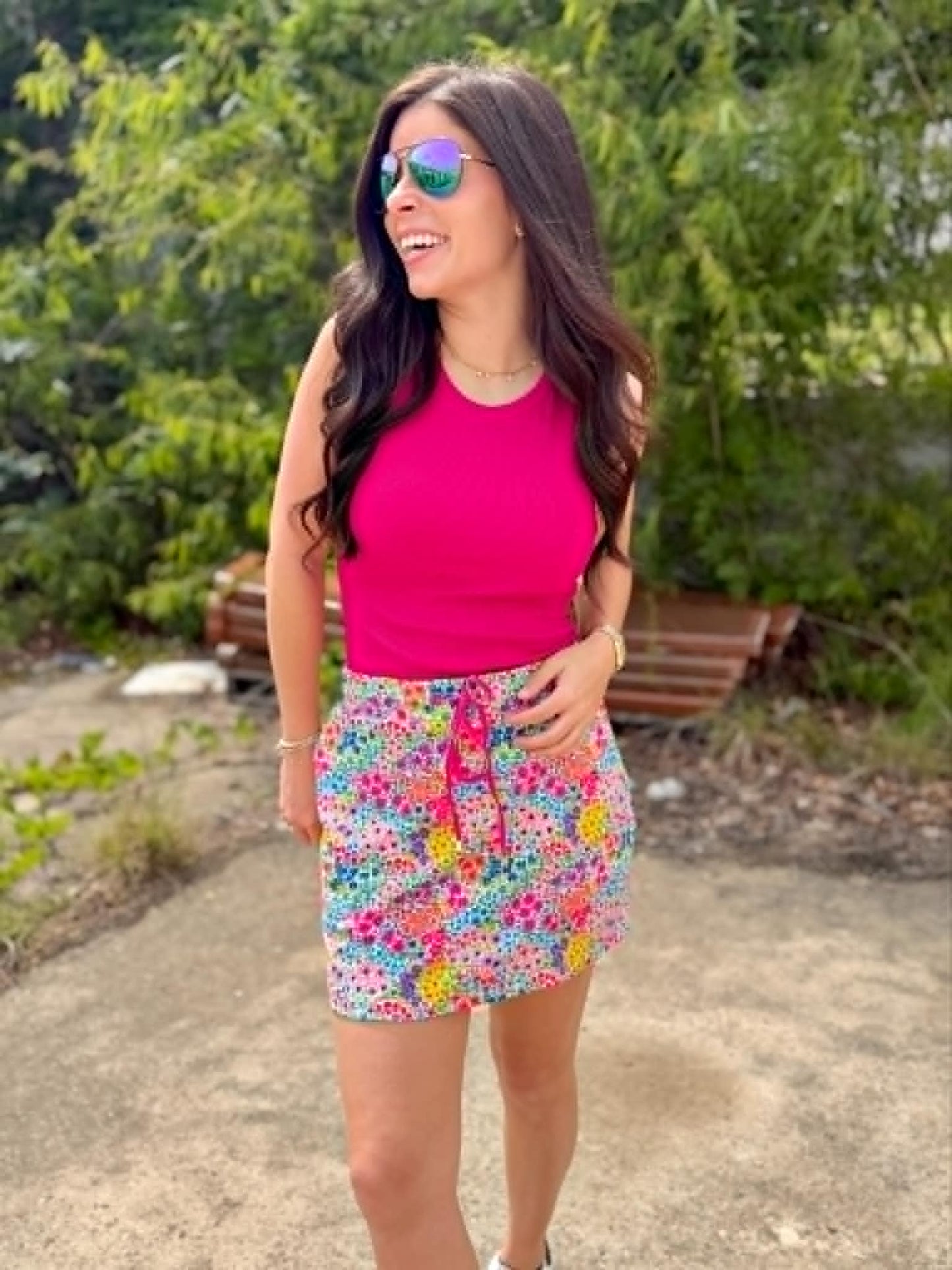 Falling For Florals Skort