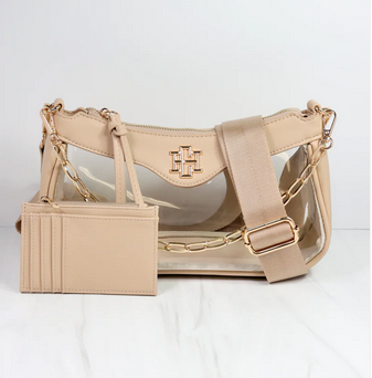 Caroline Hill Cassidy Clear Crossbody