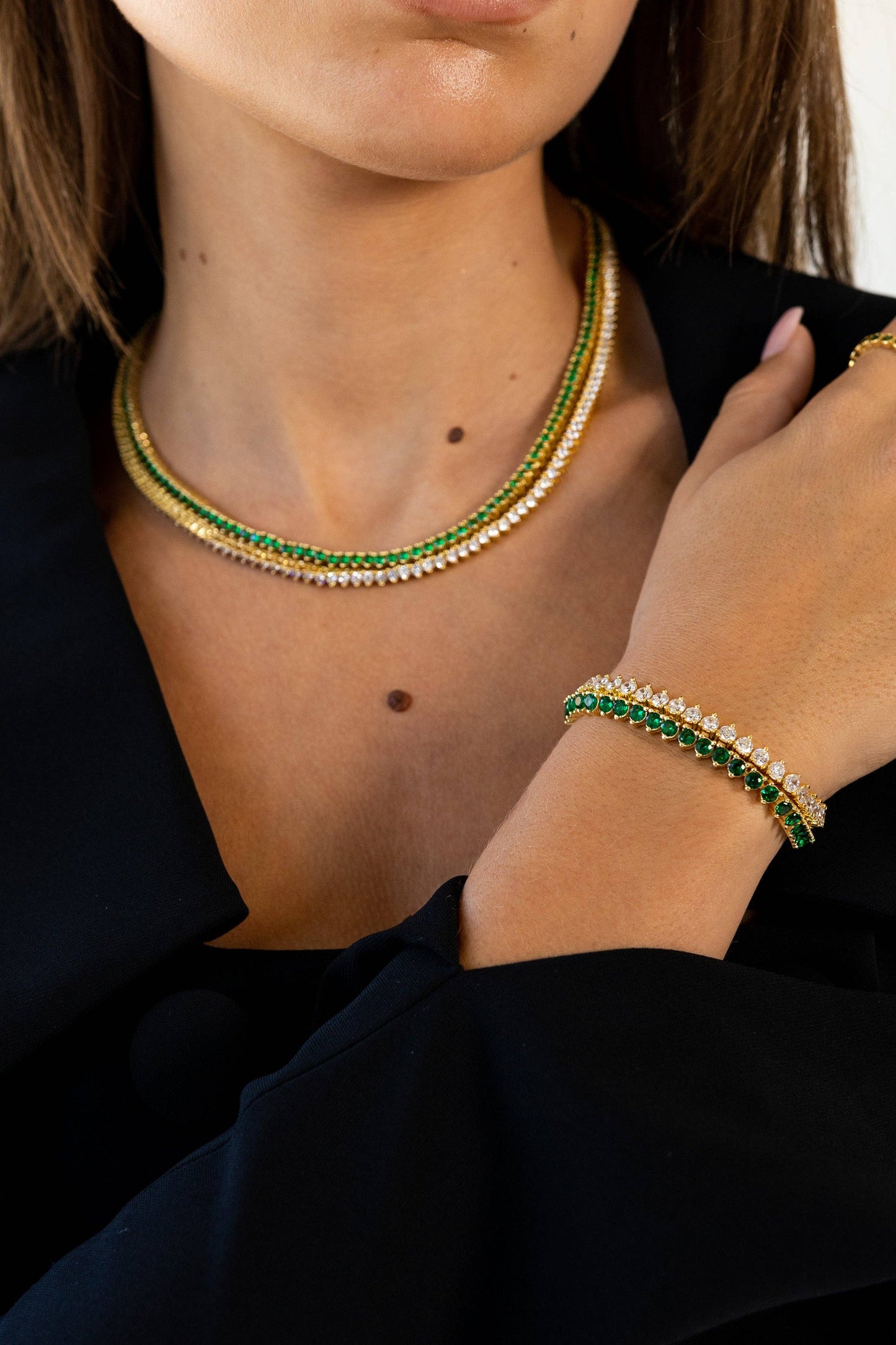 Sahira Jewelry Design - Melinda Tennis Necklace
