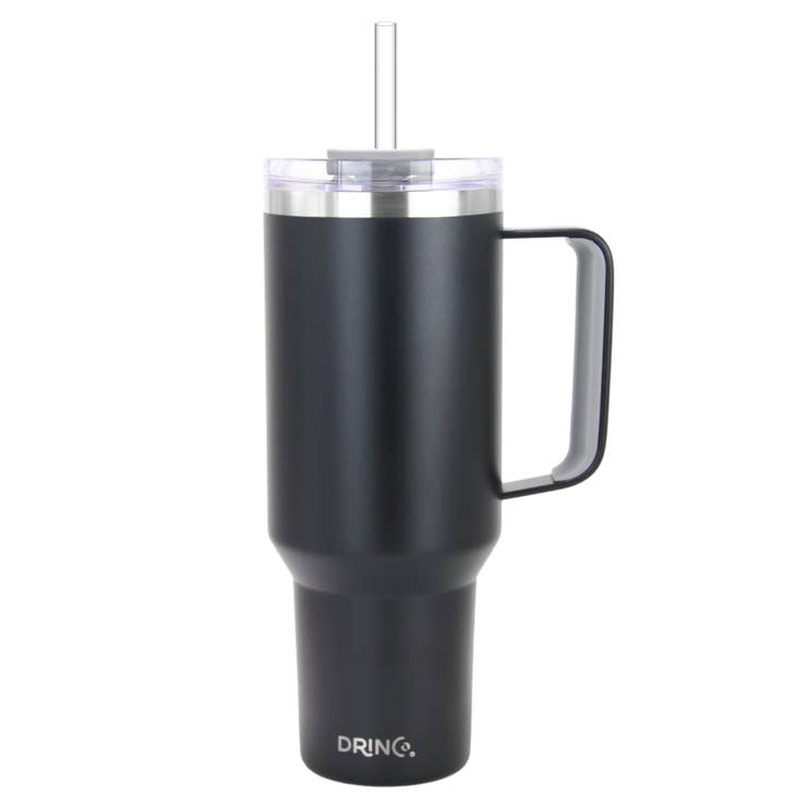 Drinco 40oz BigSur Tumbler with Handle Straw/Flip Lid