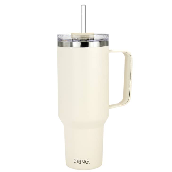 Drinco 40oz BigSur Tumbler with Handle Straw/Flip Lid