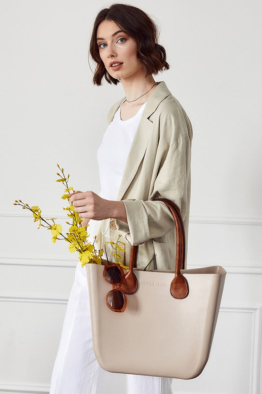 Vegan Leather Interchangeable Versa Tote Straps