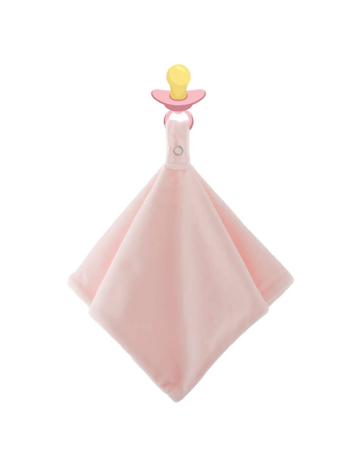 Doodalou - Super Soft Velboa Pacifier Blanket