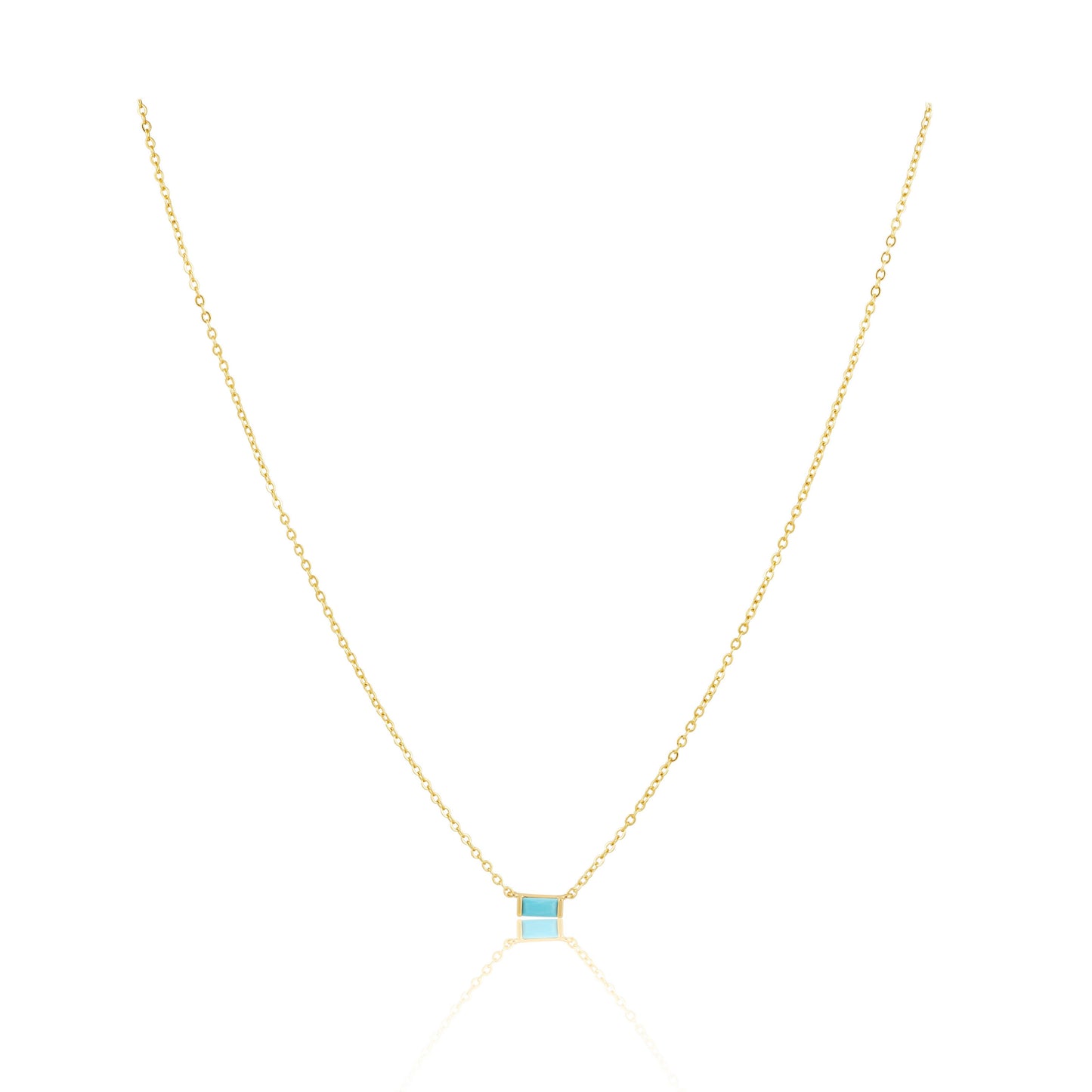 Sahira Jewelry Design - Willow Necklace- Turquoise