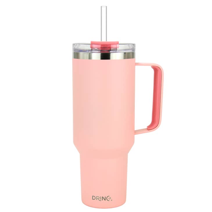 Drinco 40oz BigSur Tumbler with Handle Straw/Flip Lid