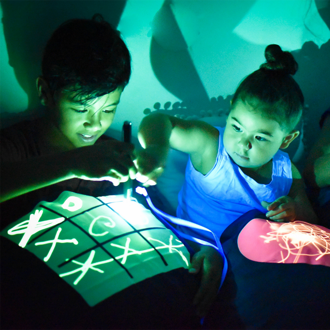 Glow Sketch Bedtime Pillowcase - Naughts & Crosses