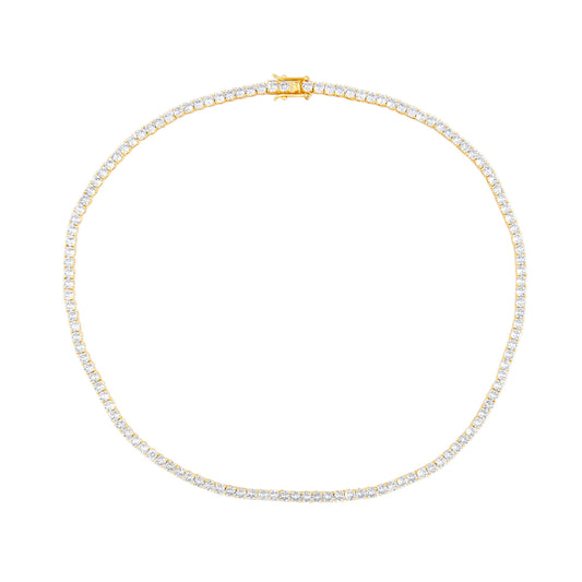 Sahira Jewelry Design - Karla Tennis Necklace: Silver / 16"