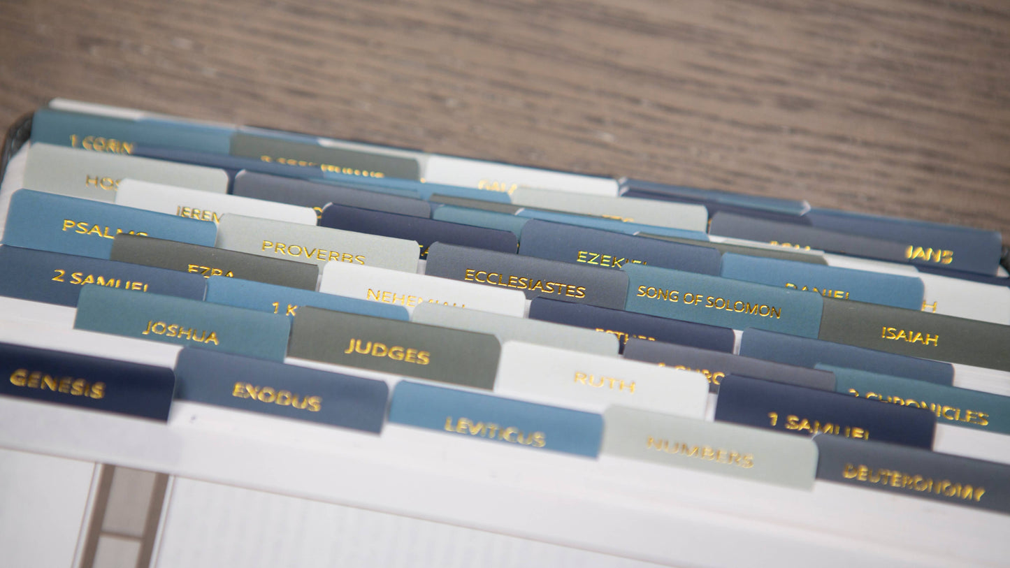 Chosen & Cherished - Mens Bible Tabs | Earth tone Bible Tabs