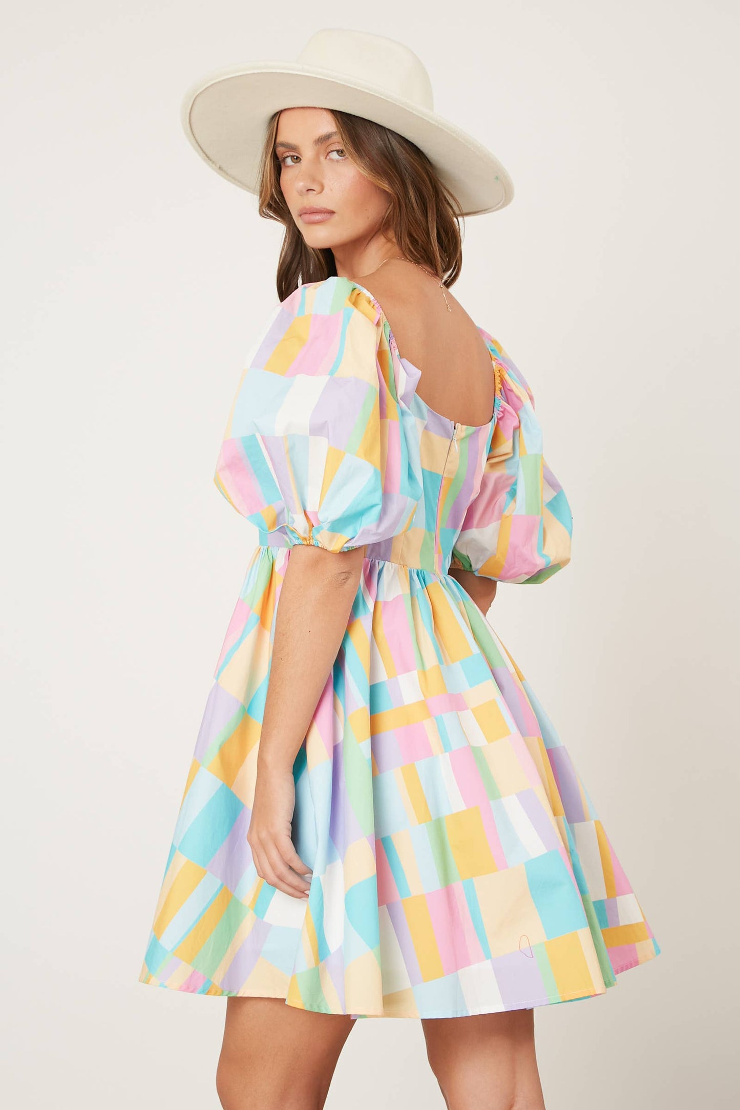 Wishful Dreamer Puff Sleeve Dress