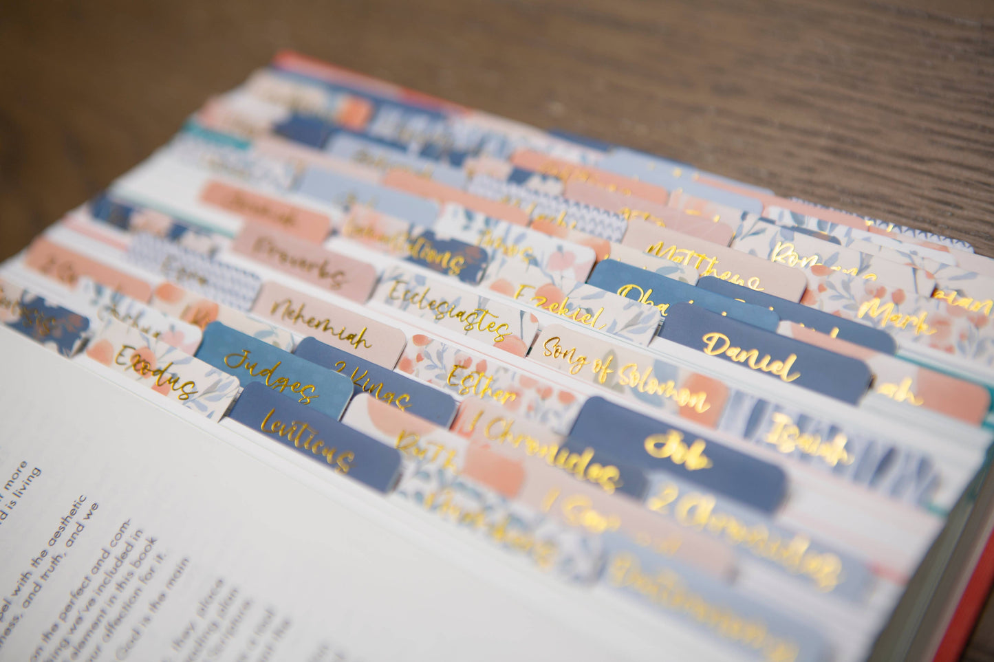 Chosen & Cherished - Tabs For Your Bible | Pretty Bible Book Tabs