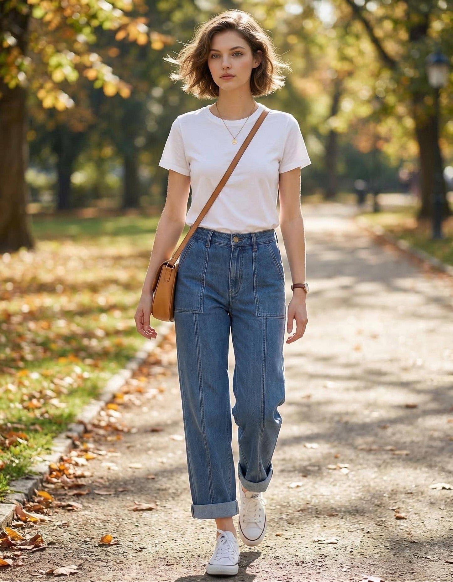 42POPS - Straight Leg Utility Pocket Color Denim Pants  Zenana