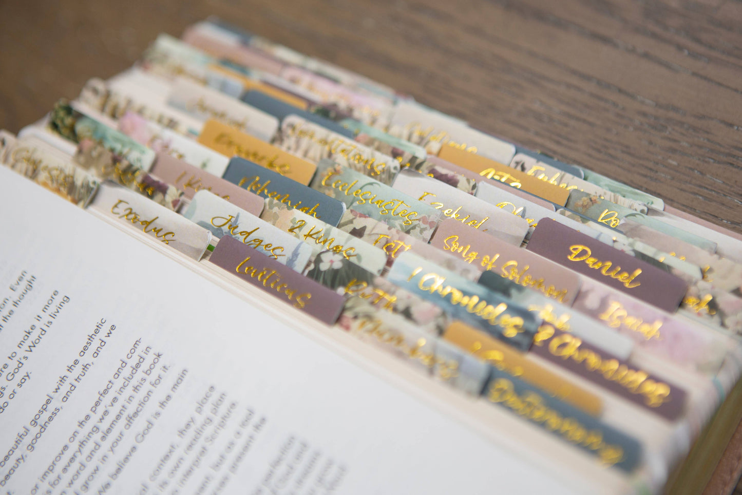 Chosen & Cherished - Pretty Bible Book Tabs | Bible Tabs