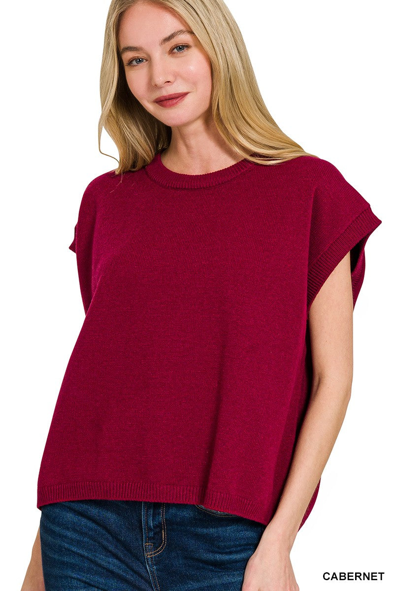 Our Secret Talks Oversized Sweater Vest