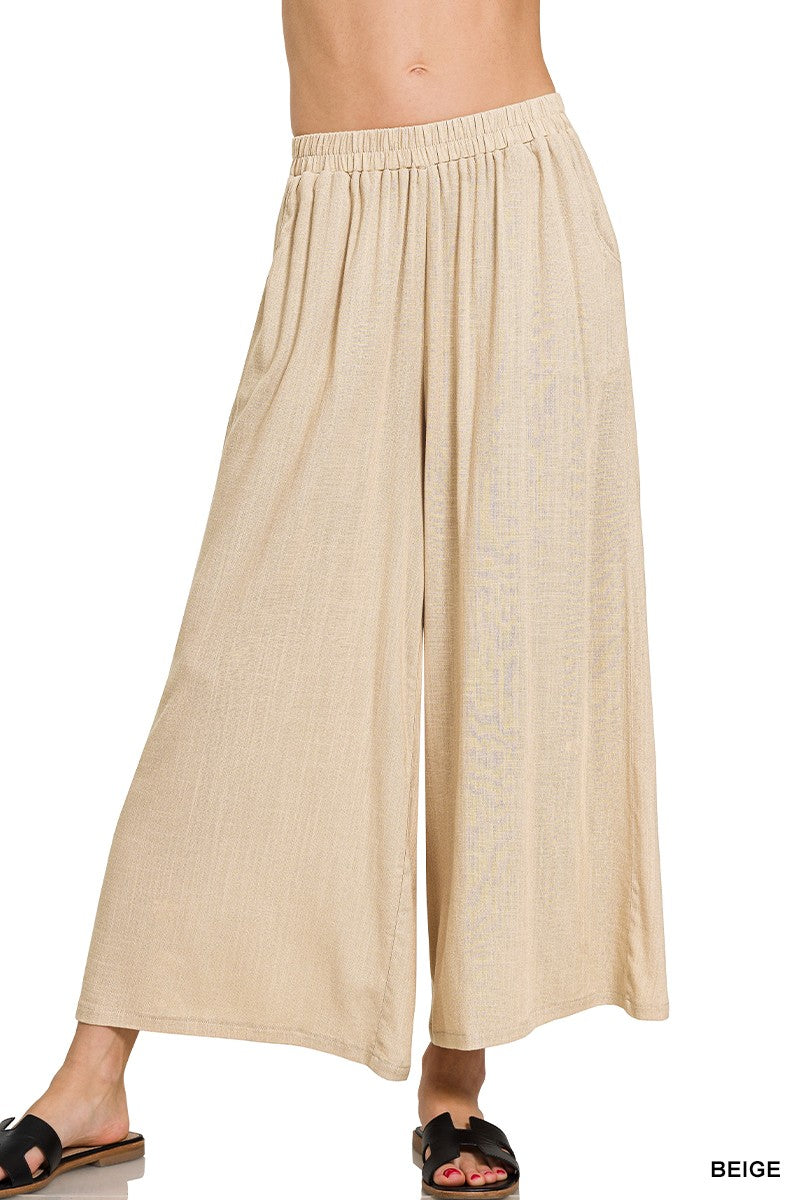 Free Falling Linen Pants
