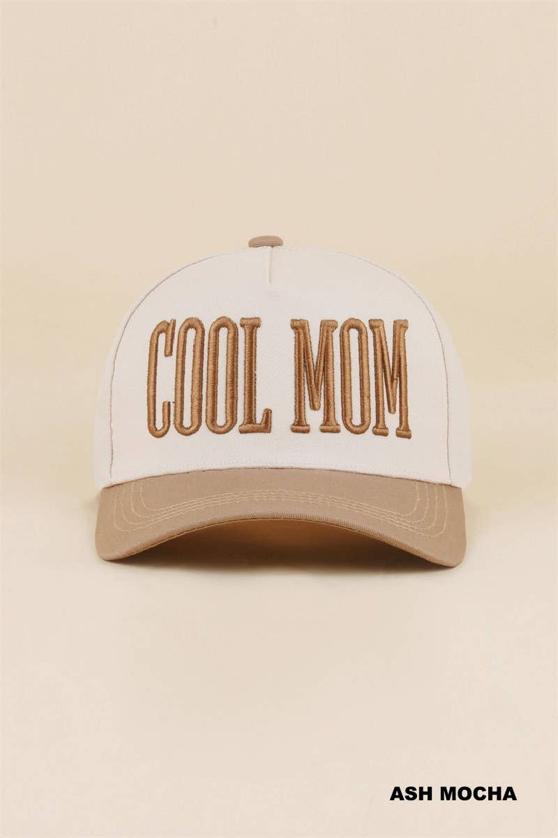 42POPS -  Cool Mom Two Tone Snapback Hat Zenana