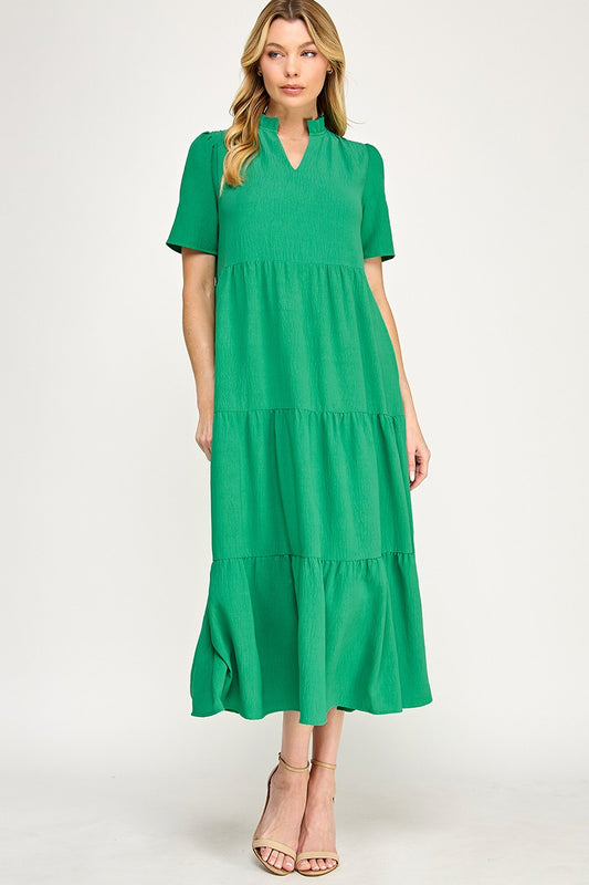 Lucky You Maxi Dress - Green