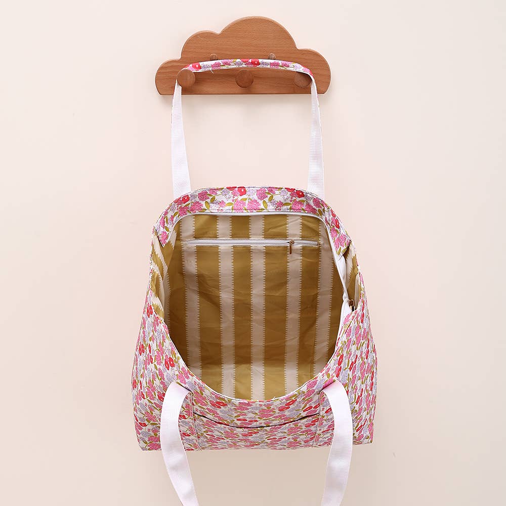 Southern My Sass - Floral Tote Bag Diaper Bag Carry All Tote