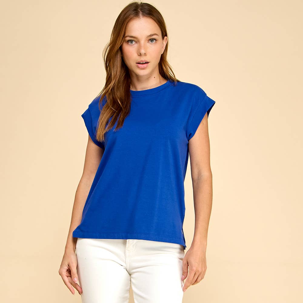 Les Amis - Short Sleeve Solid Top