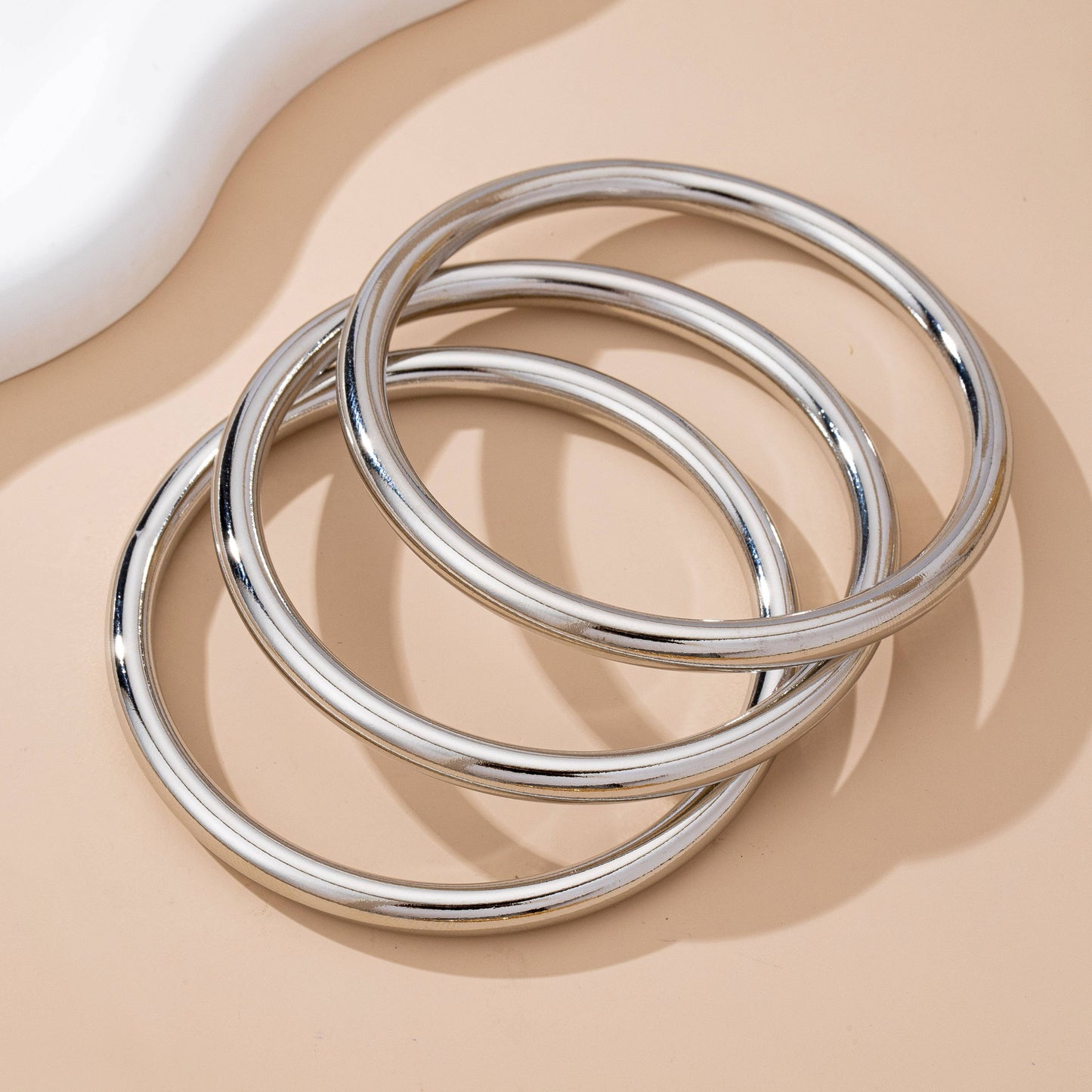 JOSSLYN by wall to wall - Chunky Triple Tube Bangle Set | 80B1604