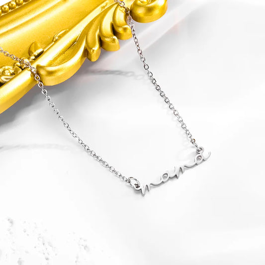 Scrolled Mama Necklace