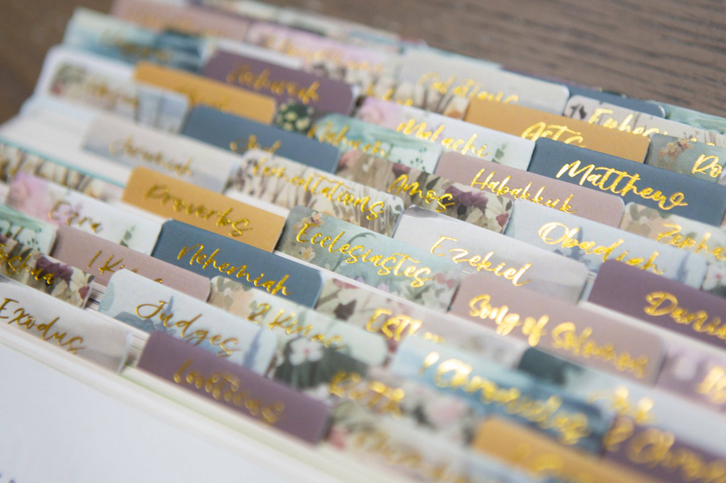 Chosen & Cherished - Pretty Bible Book Tabs | Bible Tabs