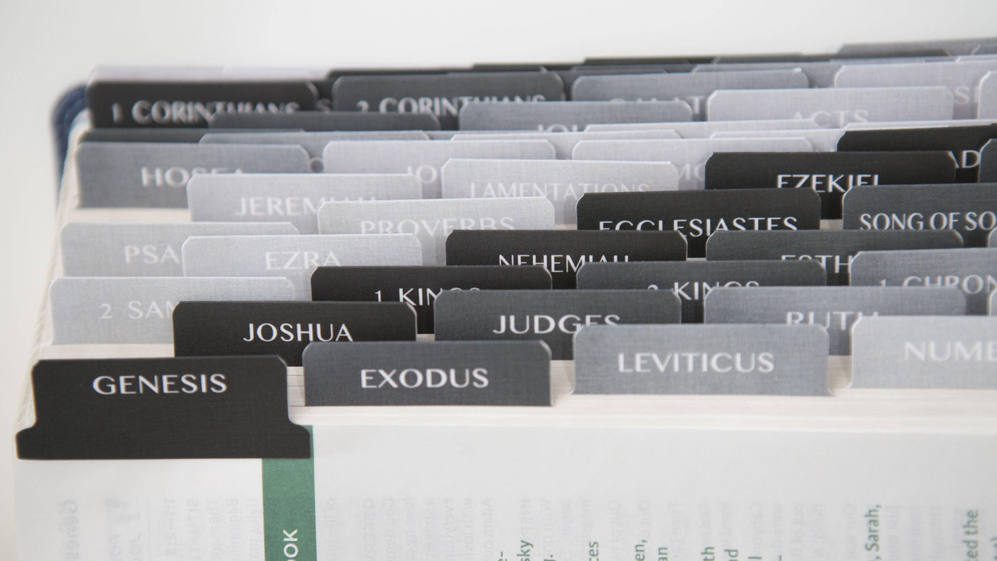 Chosen & Cherished - Bible Tabs | Bible Index Tabs for Men