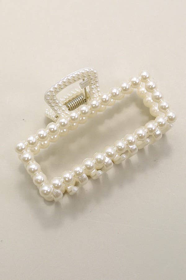 JOSSLYN by wall to wall - PEARL HAIR CLAW CLIPS | 40H736