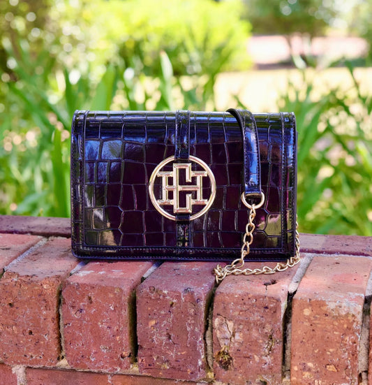 Caroline Hill - Cecilia Circle Logo Handbag