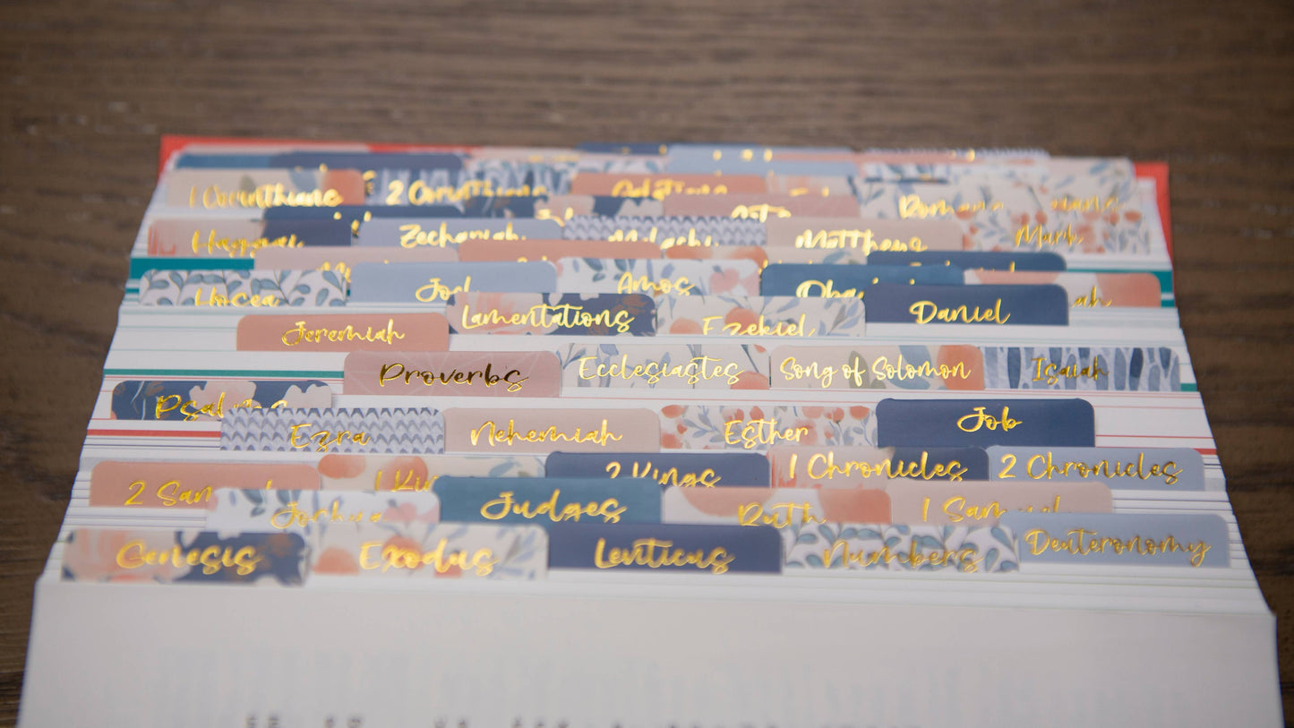 Chosen & Cherished - Tabs For Your Bible | Pretty Bible Book Tabs