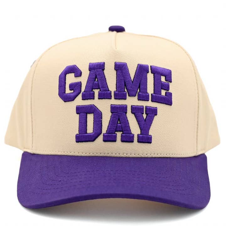 Game Day Monogrammed Cap