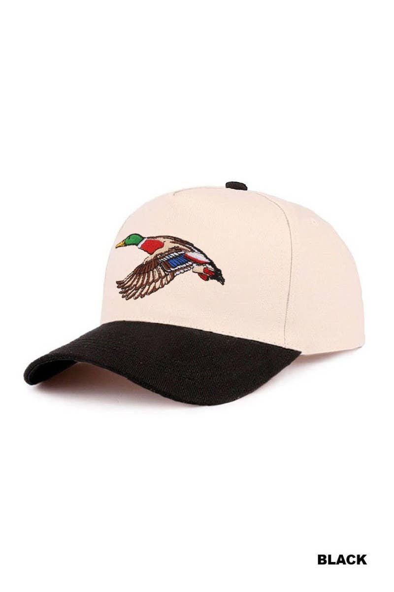 42POPS -  Mallard Two Tone Cotton Hat Zenana Consgt.