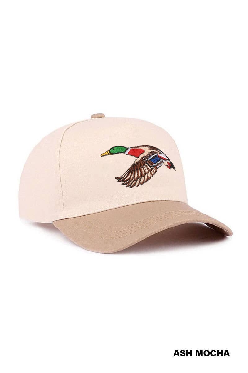 42POPS -  Mallard Two Tone Cotton Hat Zenana Consgt.