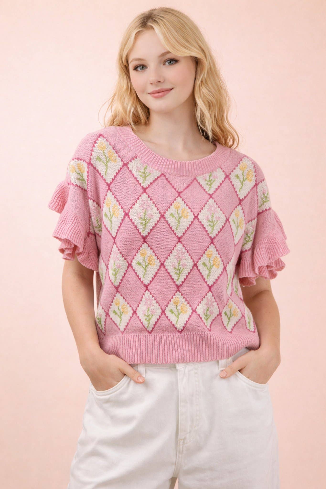 Love that Floral Sweater Top