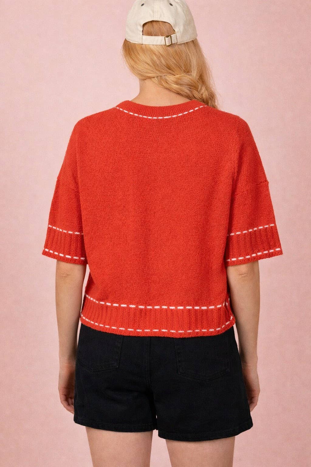 Stitch me the Details Button Down Sweater Cardigan Top