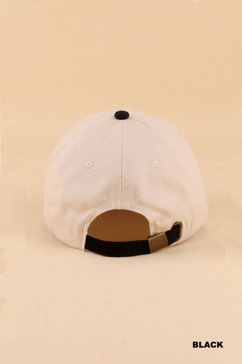 42POPS -  Mallard Two Tone Cotton Hat Zenana Consgt.