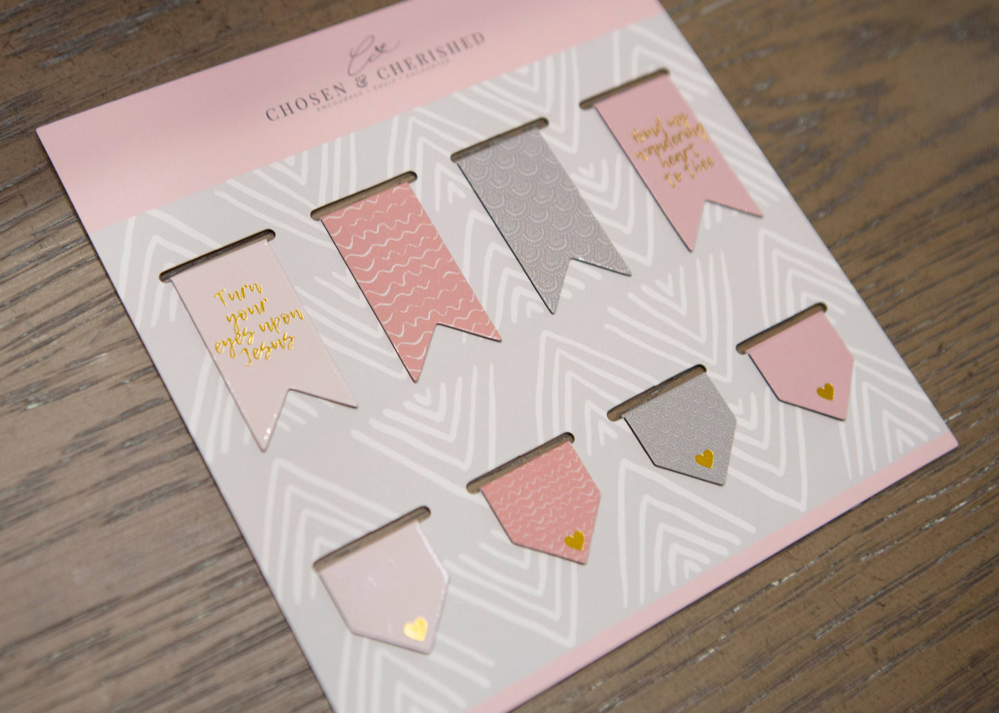 Chosen & Cherished - Christian Bookmarks for Women | Magnetic Bookmarks