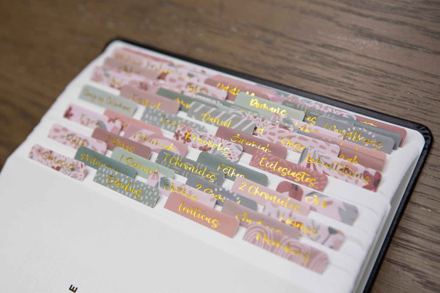 Chosen & Cherished - Bible Book Tabs | Pretty Bible Tabs
