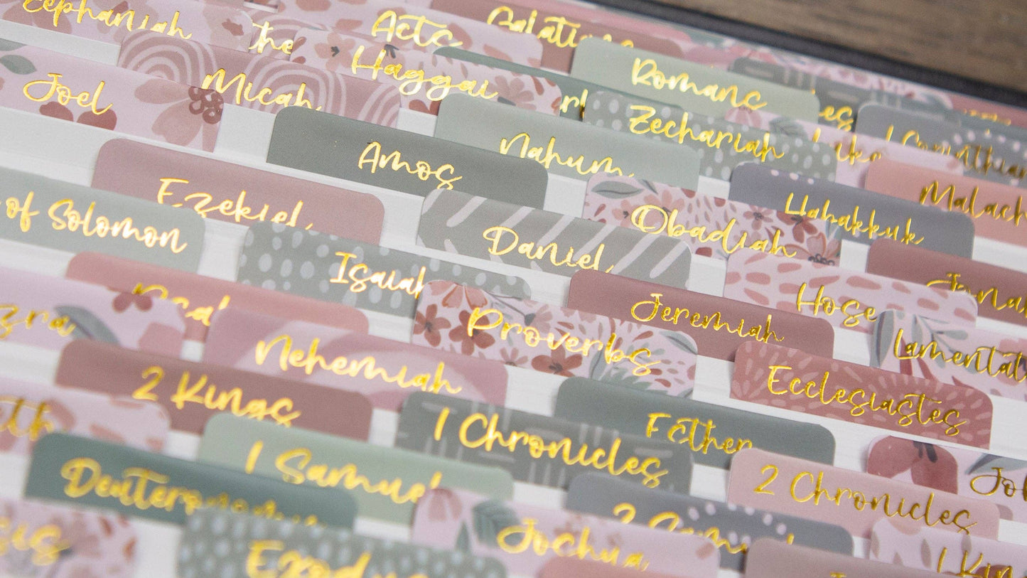 Chosen & Cherished - Bible Book Tabs | Pretty Bible Tabs