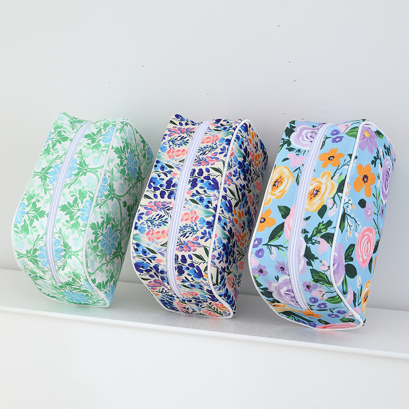 Southern My Sass - Canvas Cosmetic Case Makeup Bag