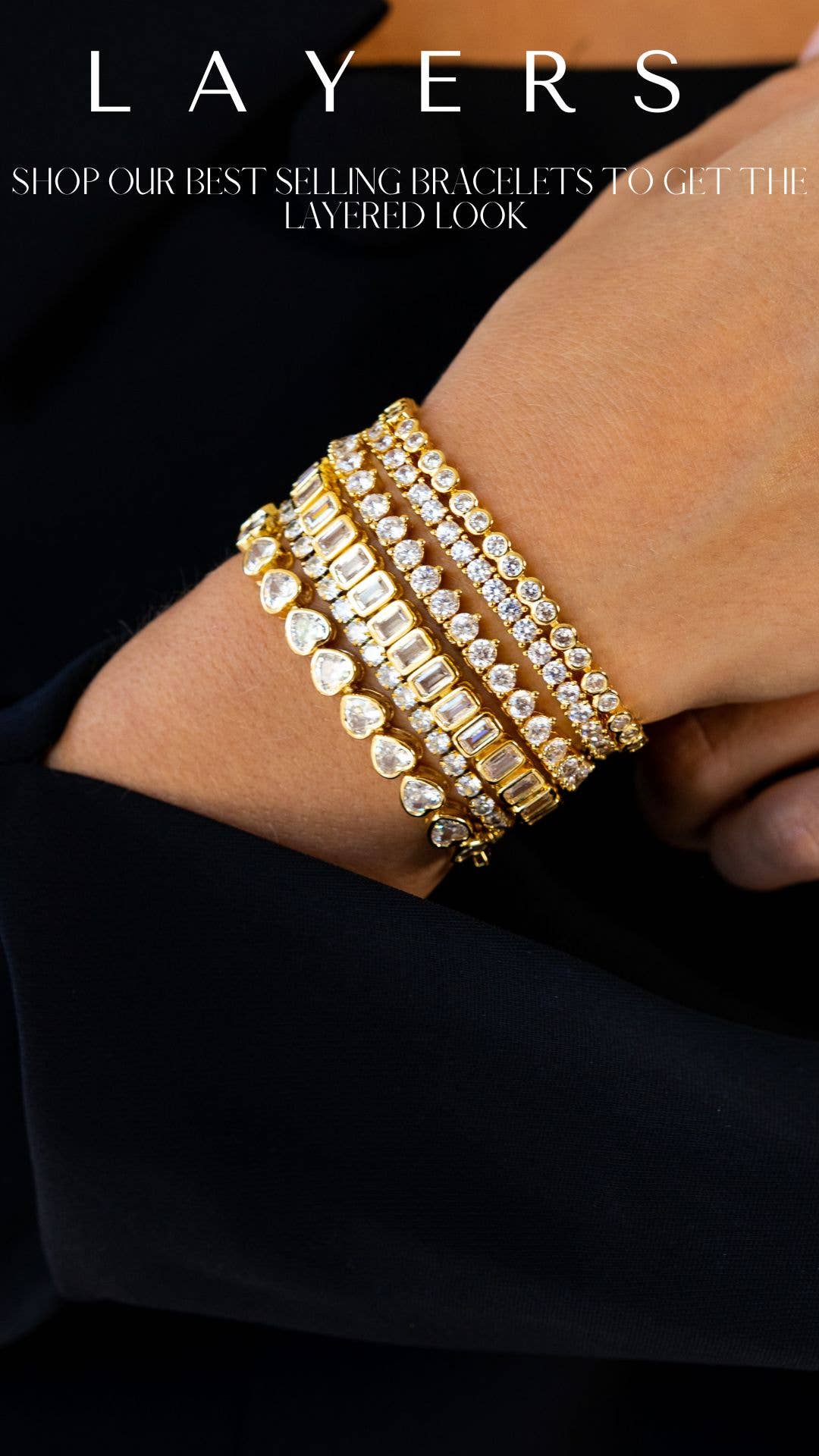 Sahira Jewelry Design - Melinda Tennis Bracelet: 7"